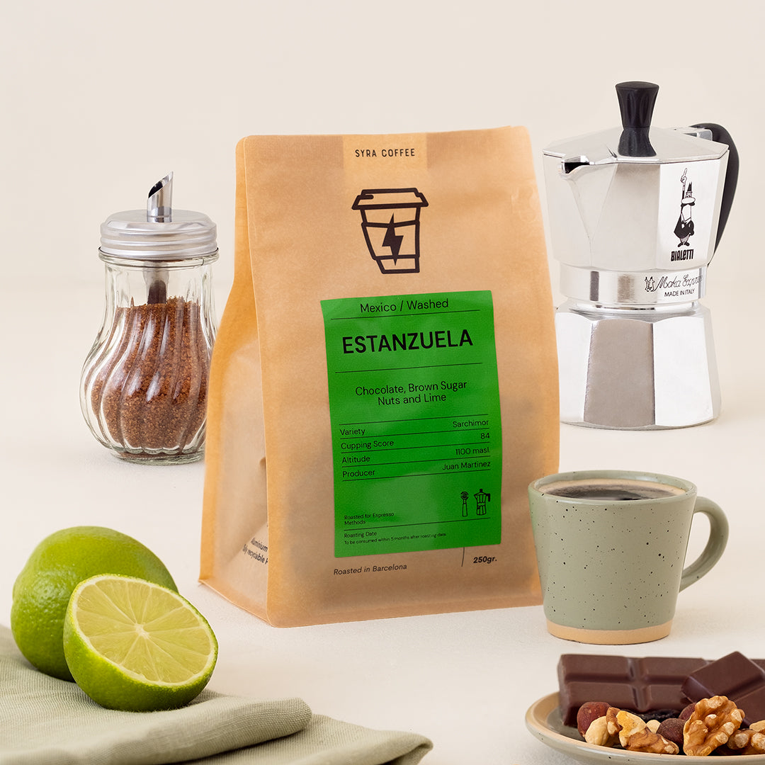 Recipe for Estanzuela coffee, our seasonal espresso