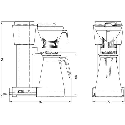 Moccamaster KBGT - Aluminio Pulido.*