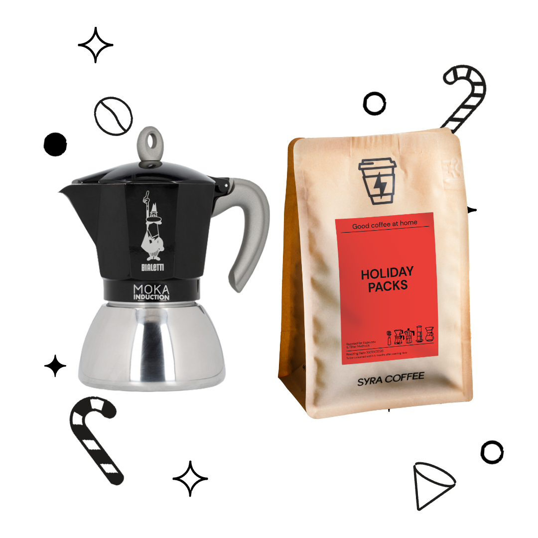 Italian Induction Coffee Maker Pack