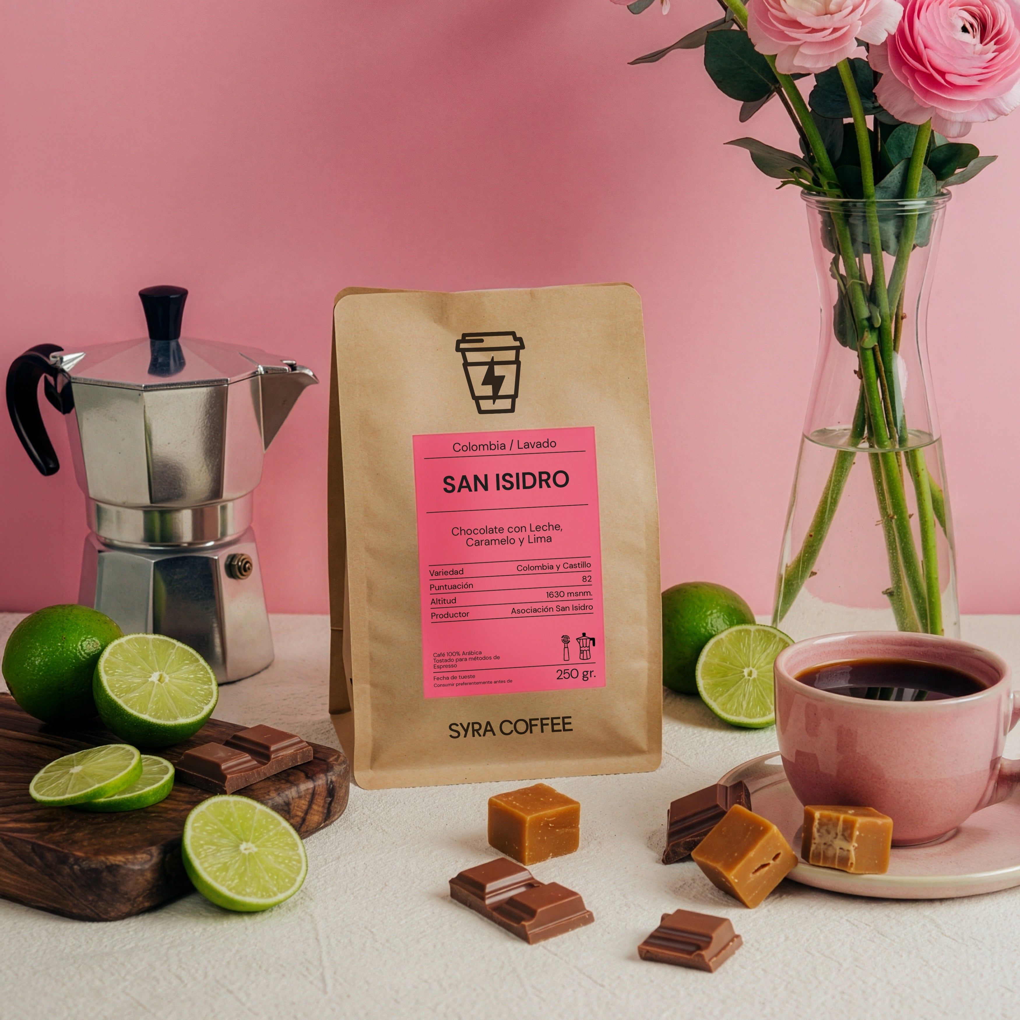 San Isidro: café de especialidad de Huila, Colombia.