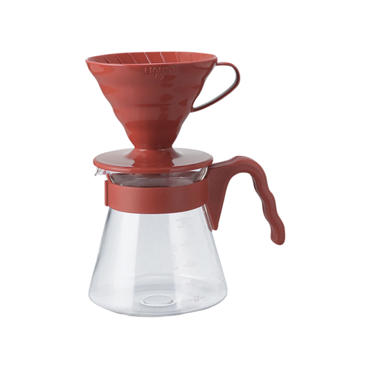 V60 Brewing Kit Rojo - Hario.