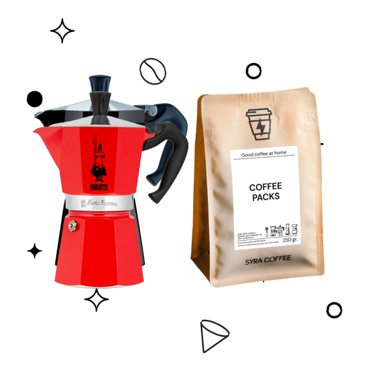Pack Cafetera Italiana 3